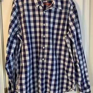 Men’s Gap XL Blue & White Plaid